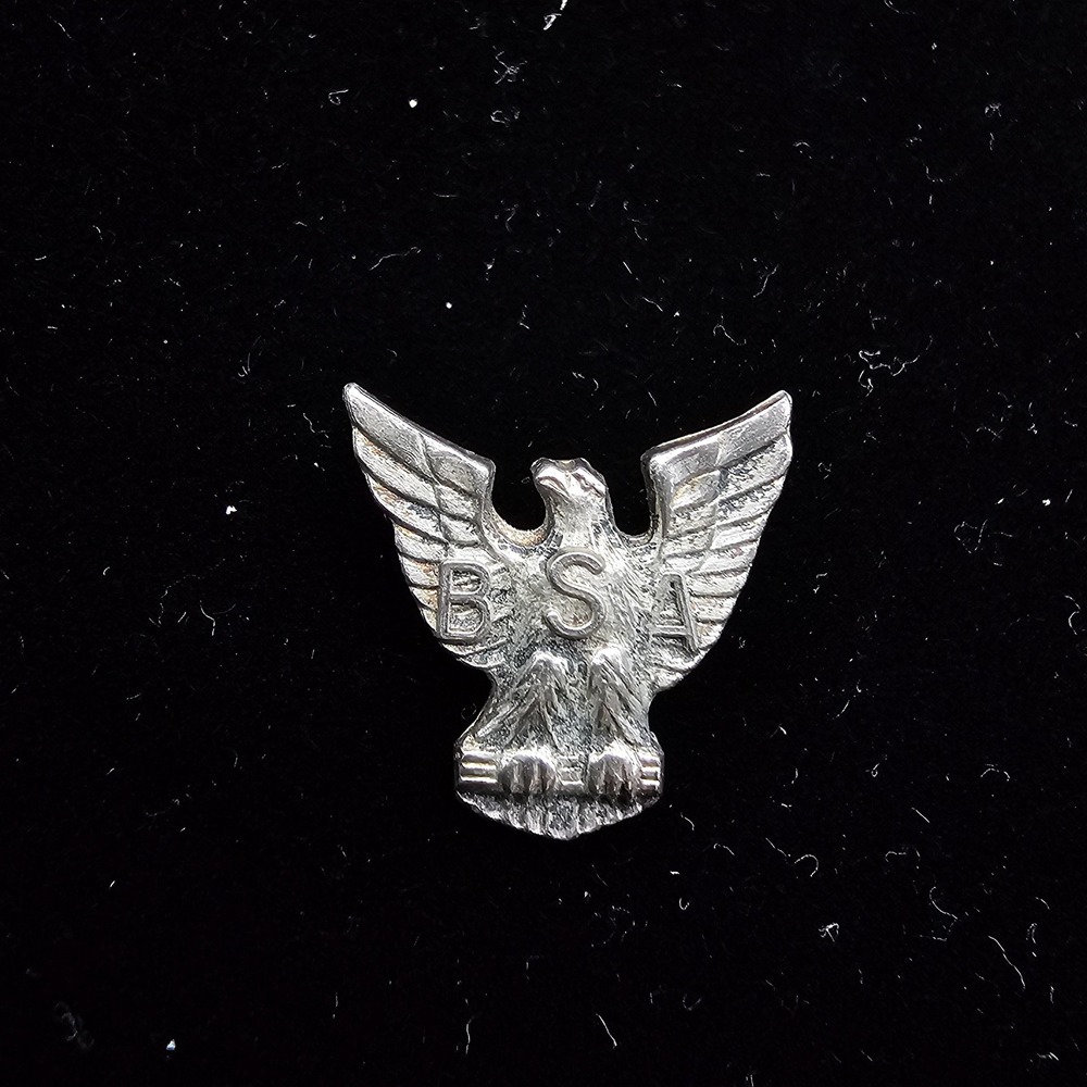 Vintage Sterling Silver Boy Scouts‎ of America BSA Eagle Pin